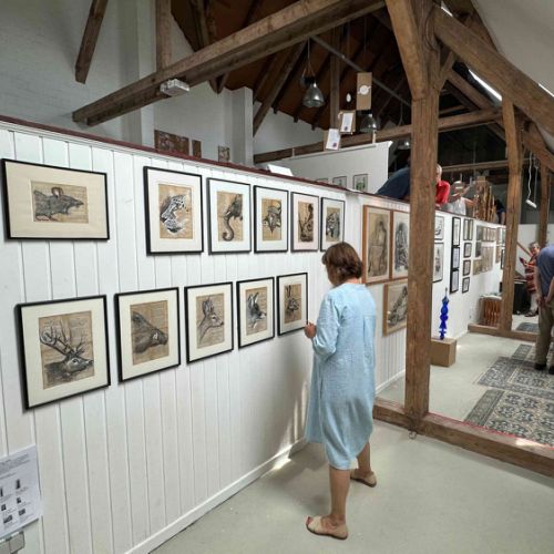 Ausstellungswand von Holger und Barbara Möller